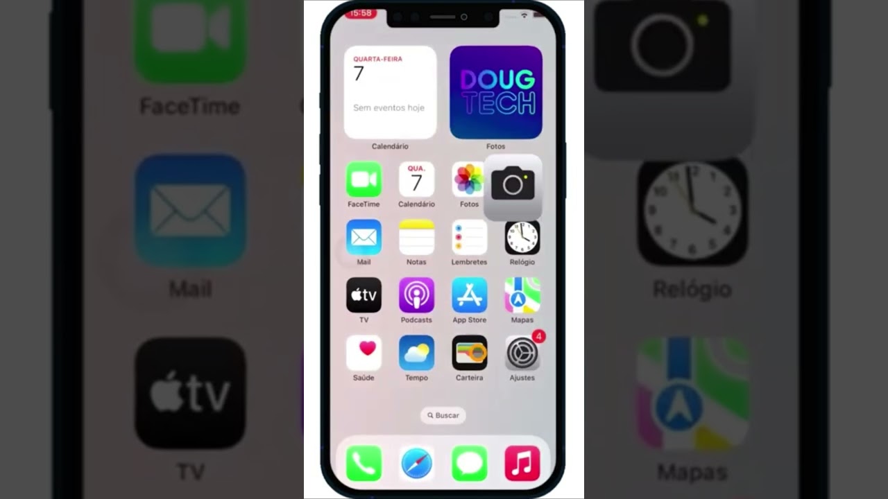 ► Como Ativar a Grade de Linhas na Câmera do iPhone #Shorts