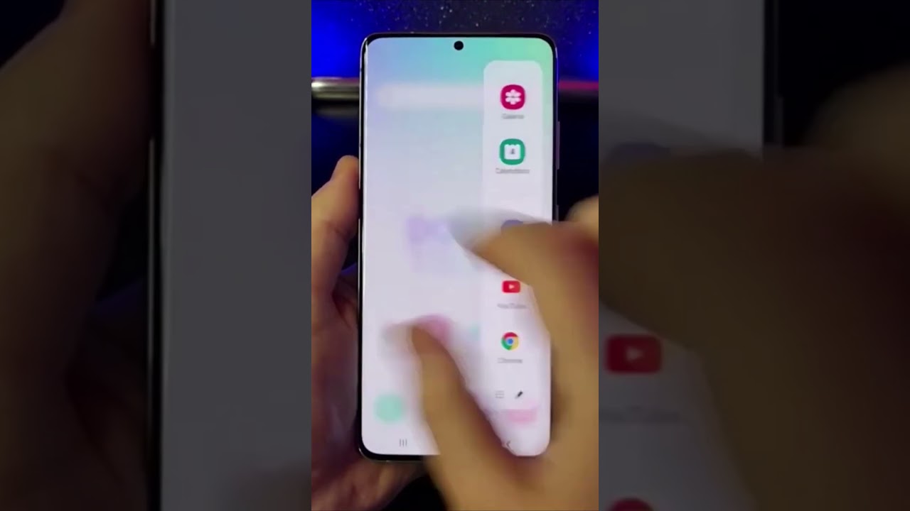 COMO DESATIVAR O PAINEL EDGE NO SAMSUNG #Shorts