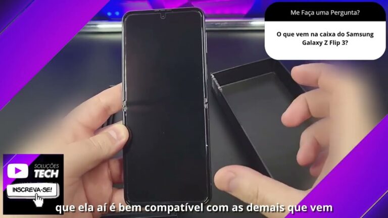 O que vem na caixa do Samsung Galaxy Z Flip 3❓