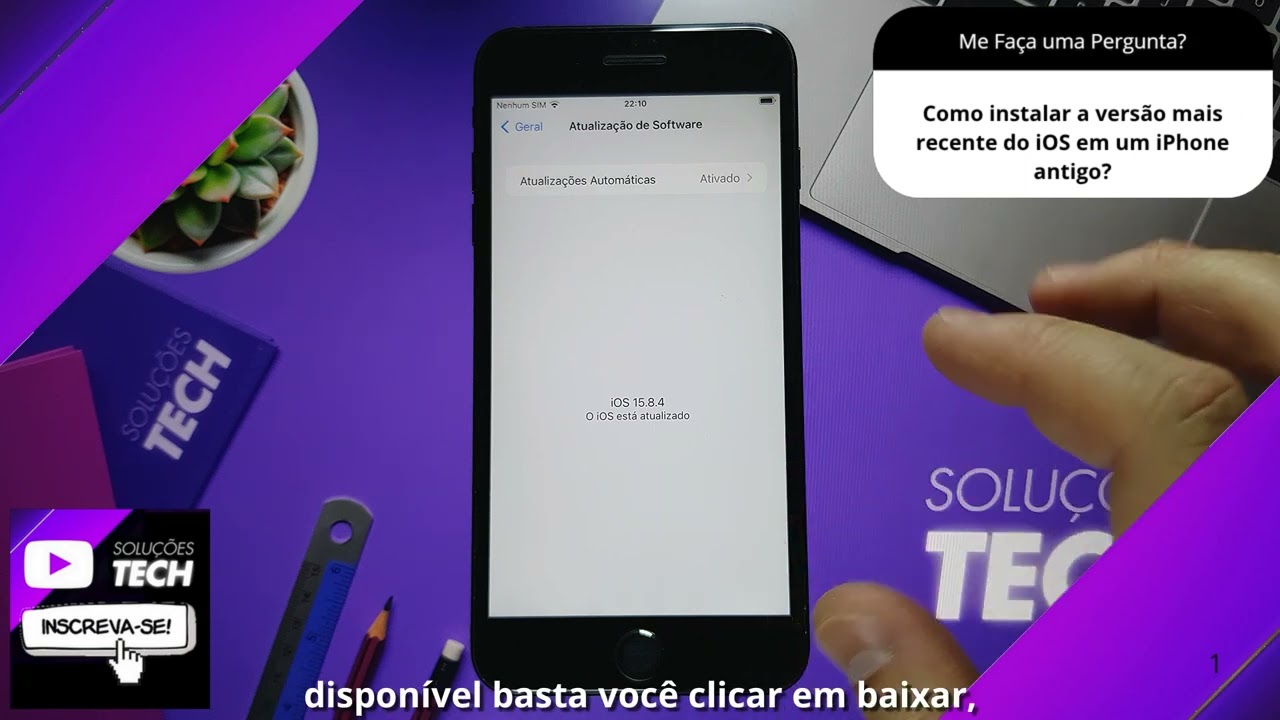 Como instalar a versão mais recente do iOS em um iPhone antigo