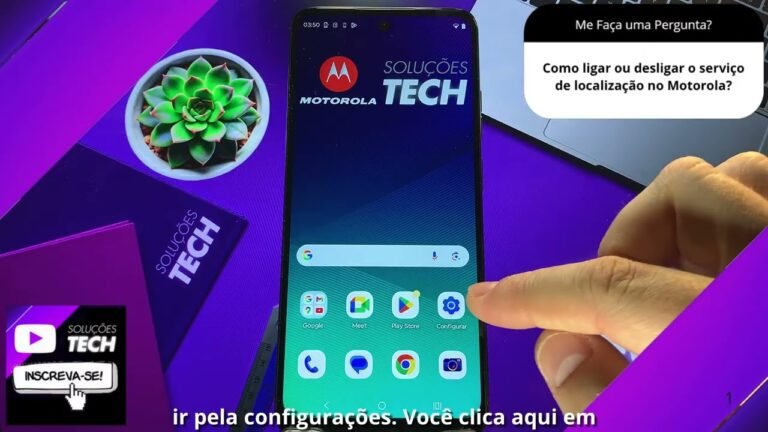 Como ligar ou desligar o serviço de localização no Motorola