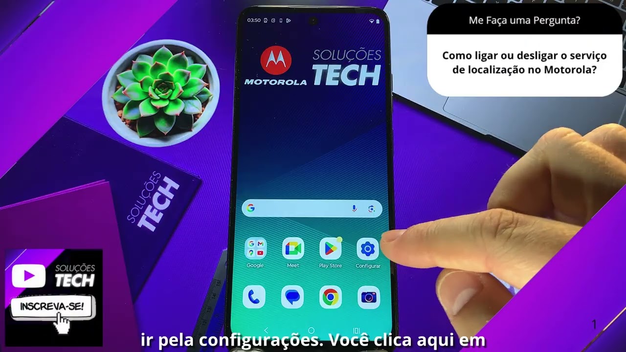 Como ligar ou desligar o serviço de localização no Motorola