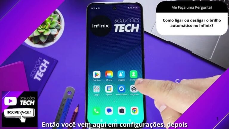 Como ligar ou desligar o brilho automático no Infinix Como ligar ou desligar o brilho automático no Infinix