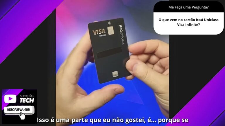 O que vem no cartão Itaú Uniclass Visa Infinite❓