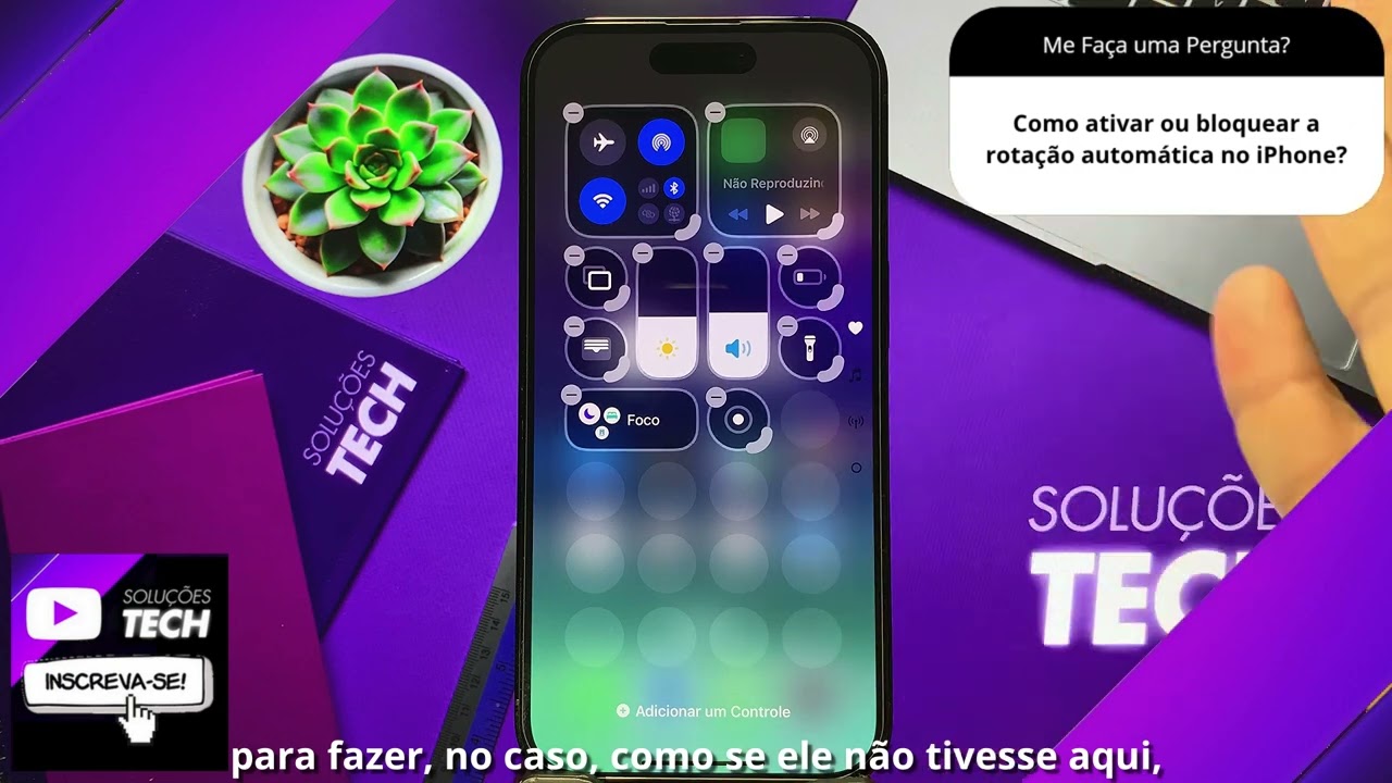 Como ativar ou bloquear a rotação automática no iPhone