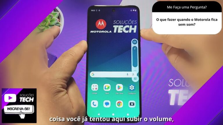 O que fazer quando o Motorola fica sem som❓