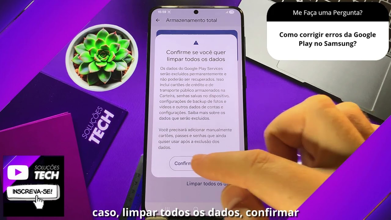 Como corrigir erros da Google Play no Samsung