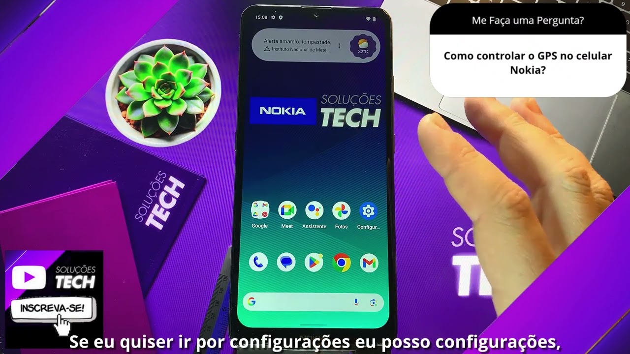 Como controlar o GPS no celular Nokia