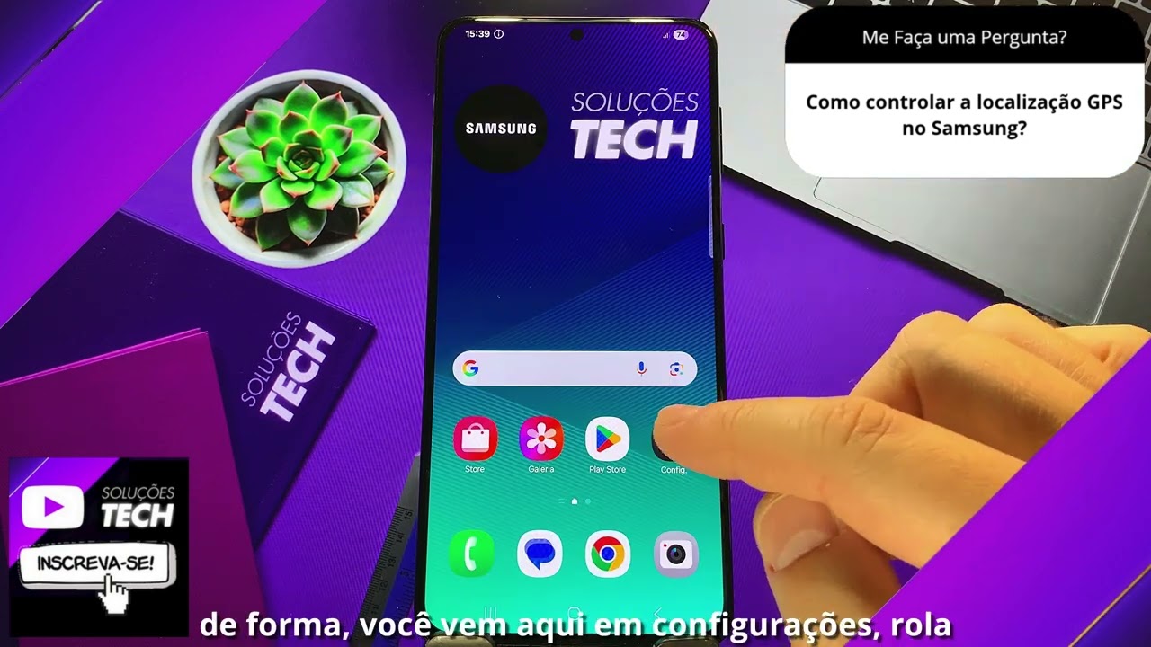 Como controlar a localização GPS no Samsung