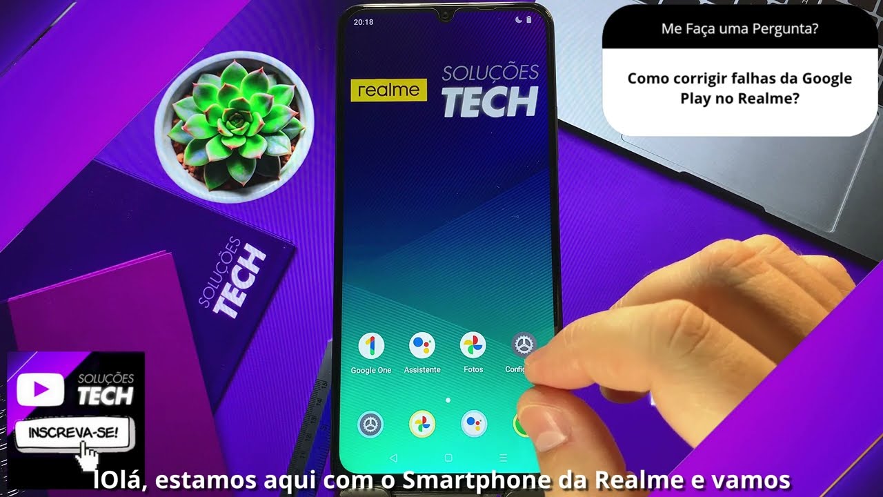 Como corrigir falhas da Google Play no Realme