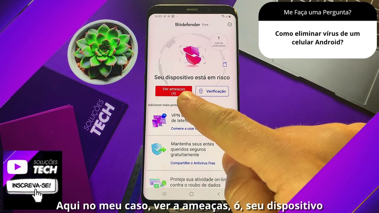 Como eliminar vírus de um celular Android