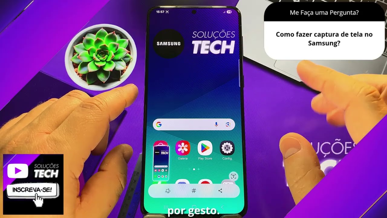 Como fazer captura de tela no Samsung