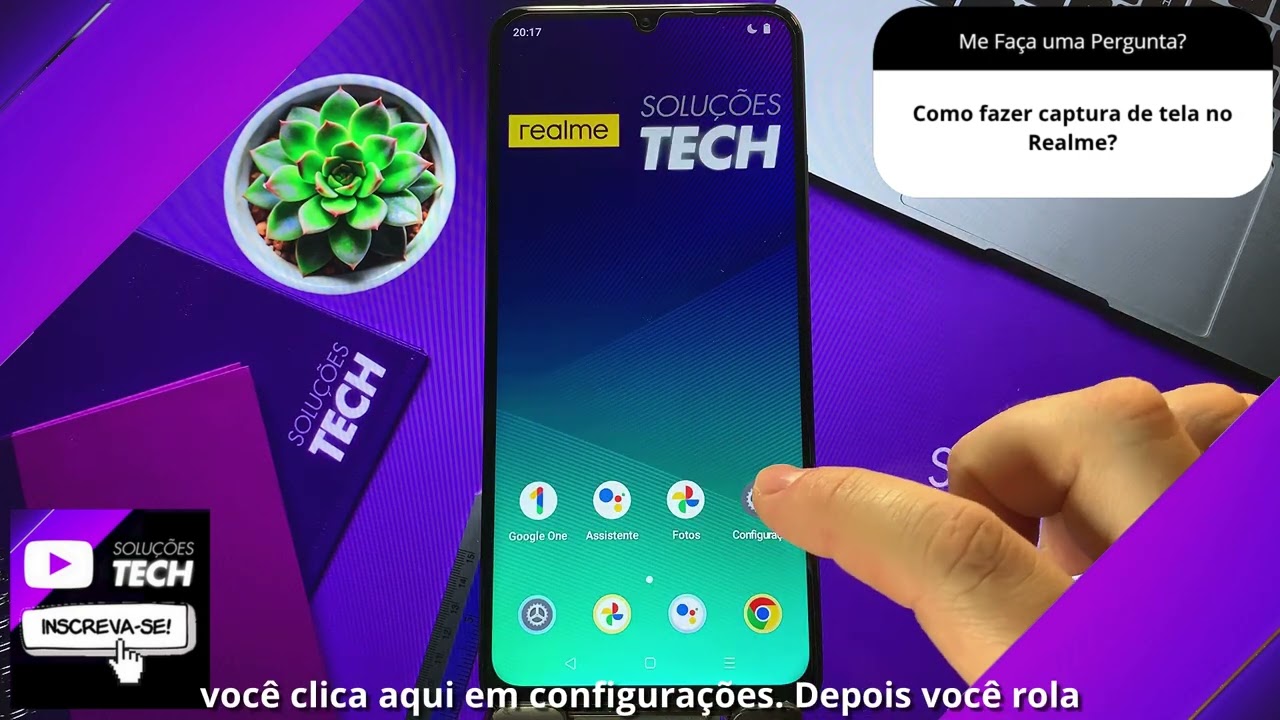Como fazer captura de tela no Realme