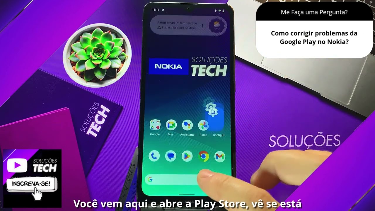 Como corrigir problemas da Google Play no Nokia
