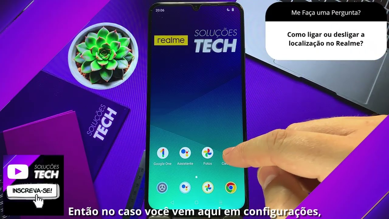 Como ligar ou desligar a localização no Realme