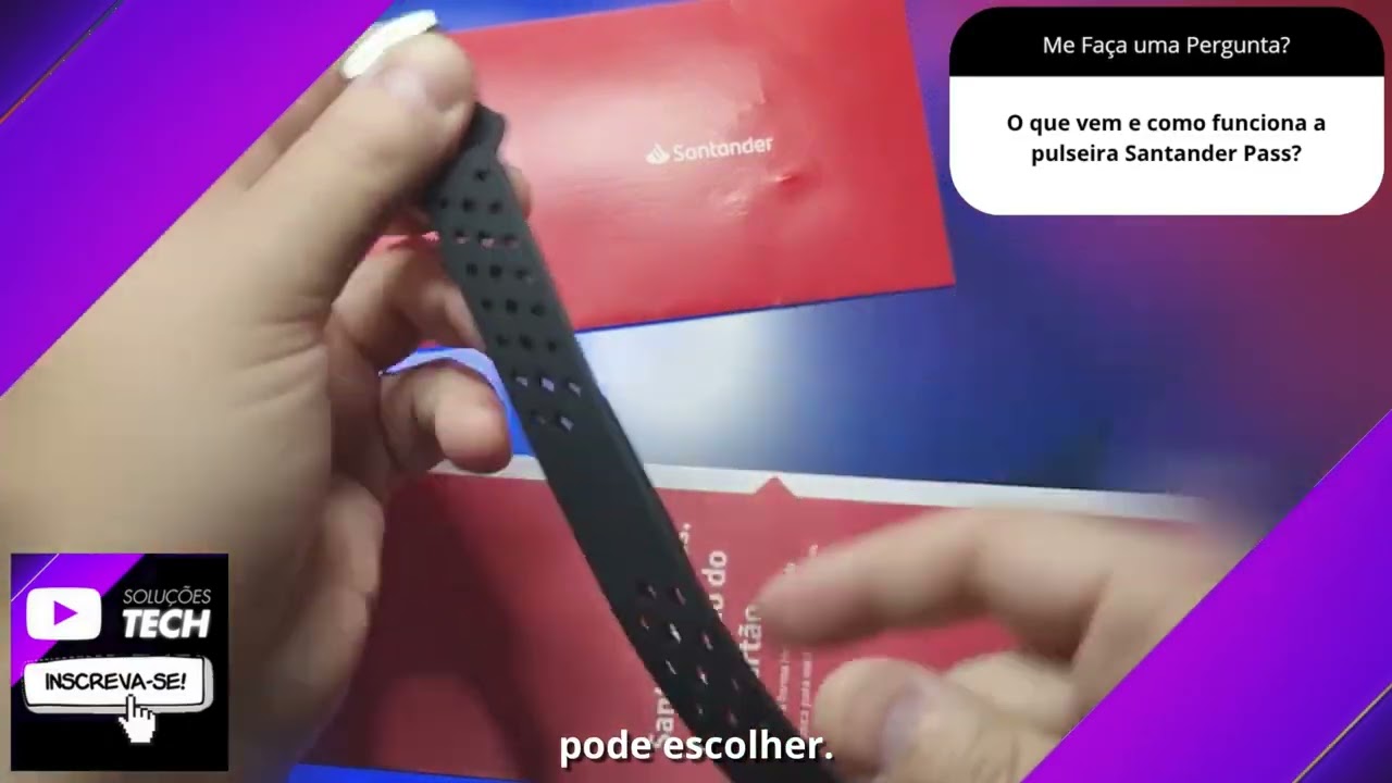 O que vem e como funciona a pulseira Santander Pass❓