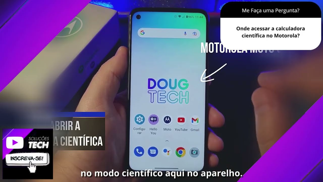 Onde acessar a calculadora científica no Motorola❓