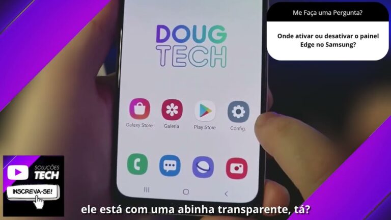 Onde ativar ou desativar o painel Edge no Samsung❓