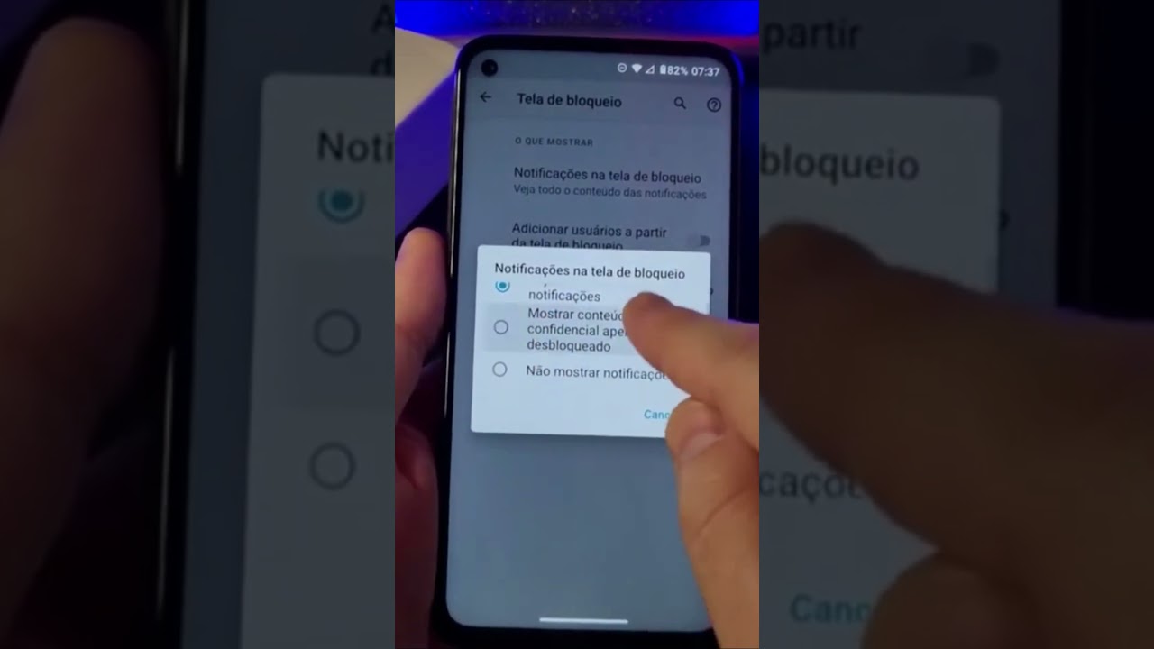 MANTENHA SUAS NOTIFICAÇÕES MAIS PRIVADAS NO MOTOROLA #Shorts