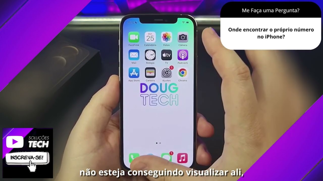 Onde encontrar o próprio número no iPhone❓