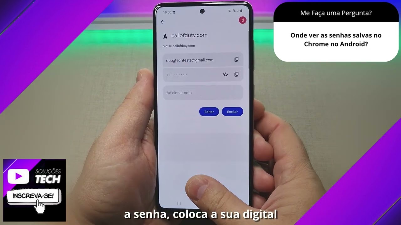Onde ver as senhas salvas no Chrome no Android❓